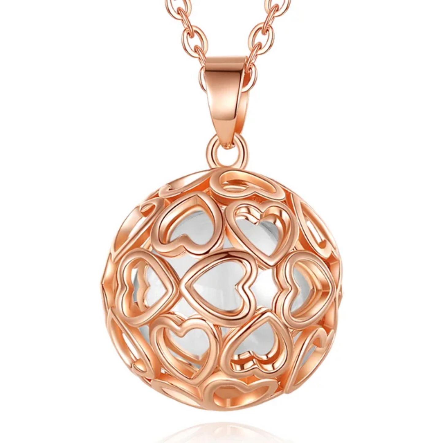 Bola-ketting - Rose Gold - met kalmerend geluid